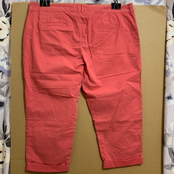 FAT FACE DEVON Ankle Grazer Chinos Red Berry Sz 16S NWT - Picture 8 of 12